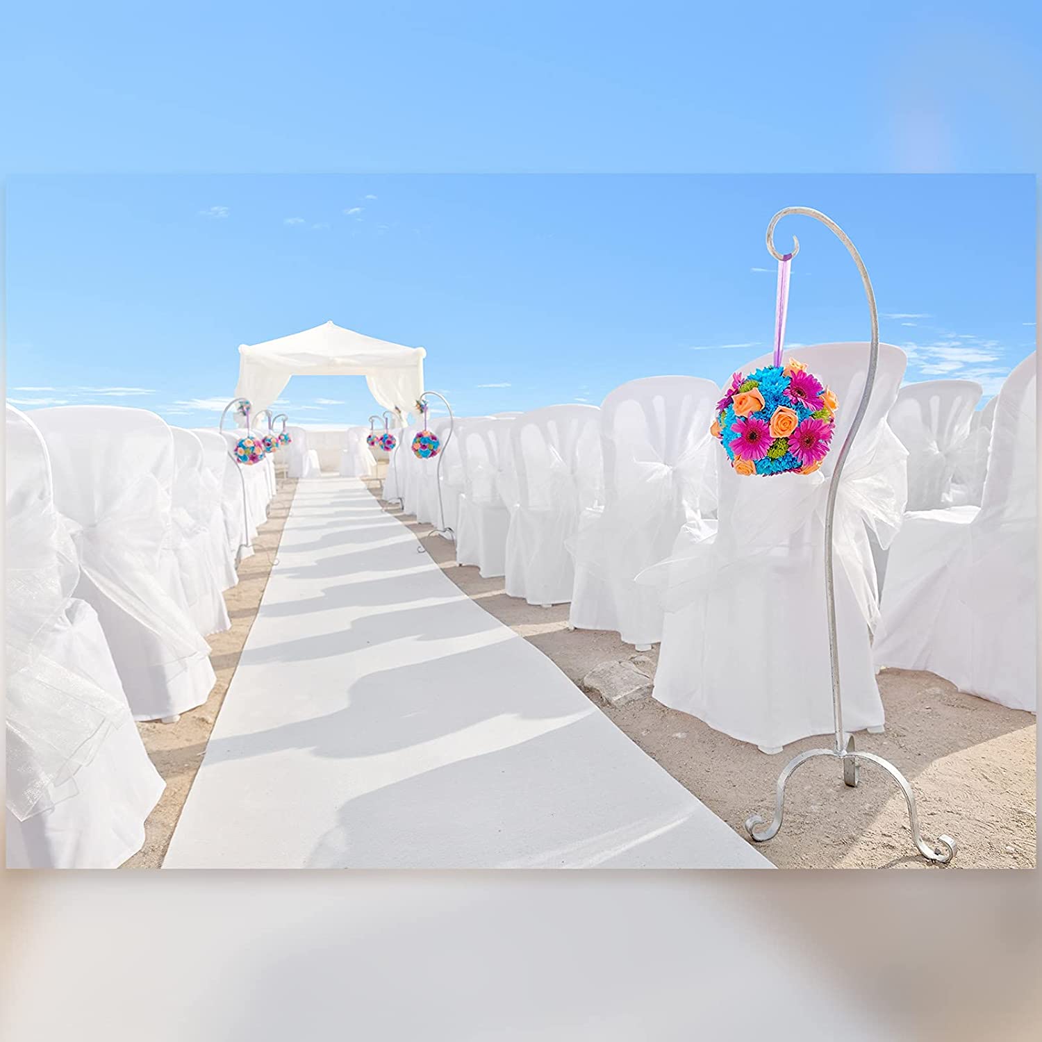 Aisle Runner White - Bruiloft Wit Tapijt Antislip Corridor Hotel