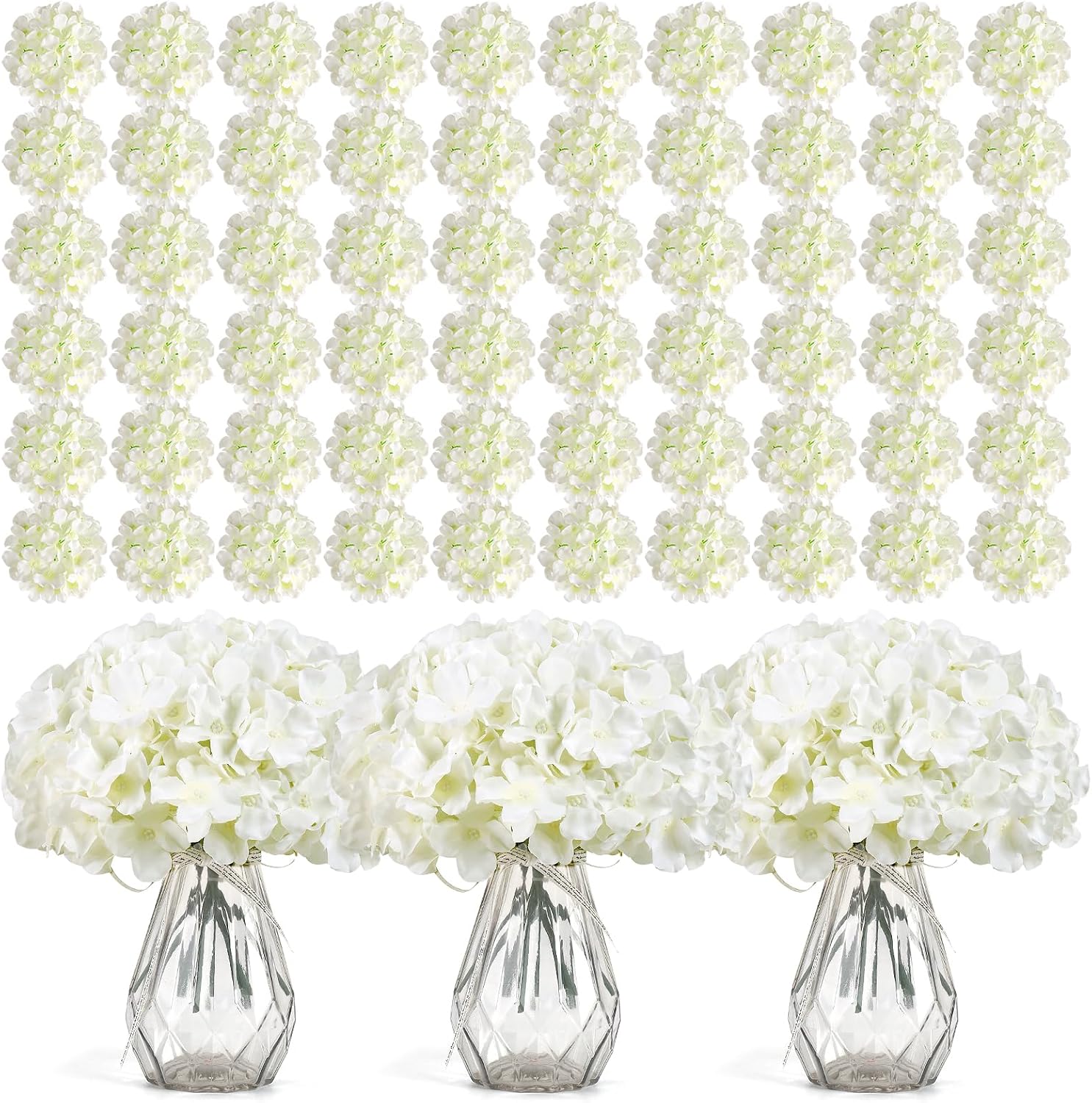 Wedding Supply Bulk - 304 stuks bulk witte zijden kunstmatige