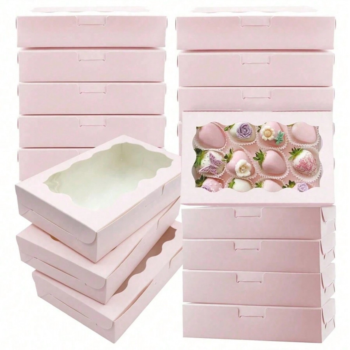 Wedding Event Supply - 10/30/50 Stuks Kraftpapier Cake Snoep Dozen