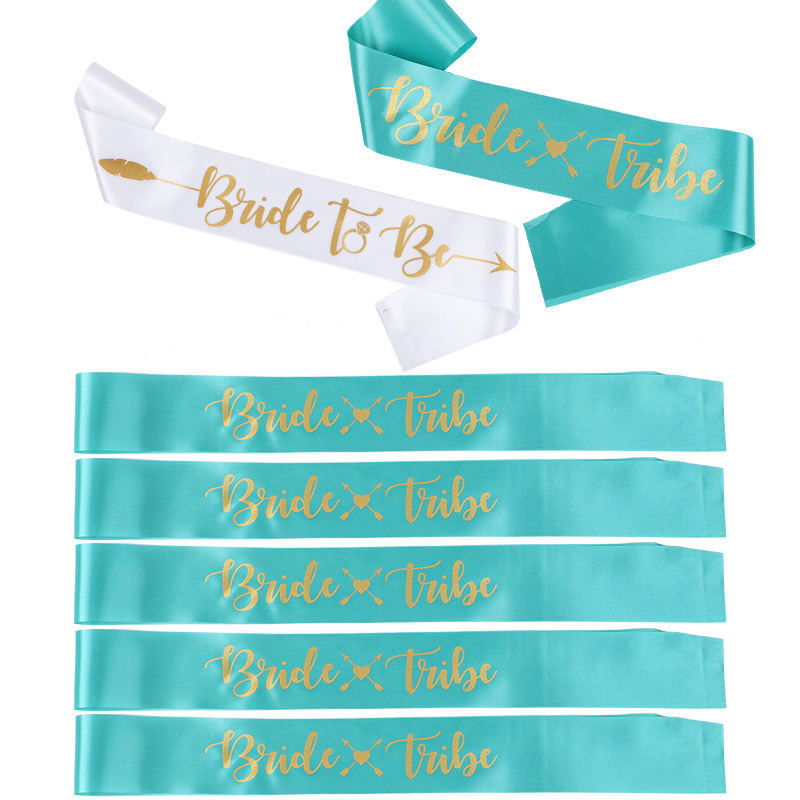 Bride Tribe Sash - 1Set Bruid om Bruid Stam Sjerp