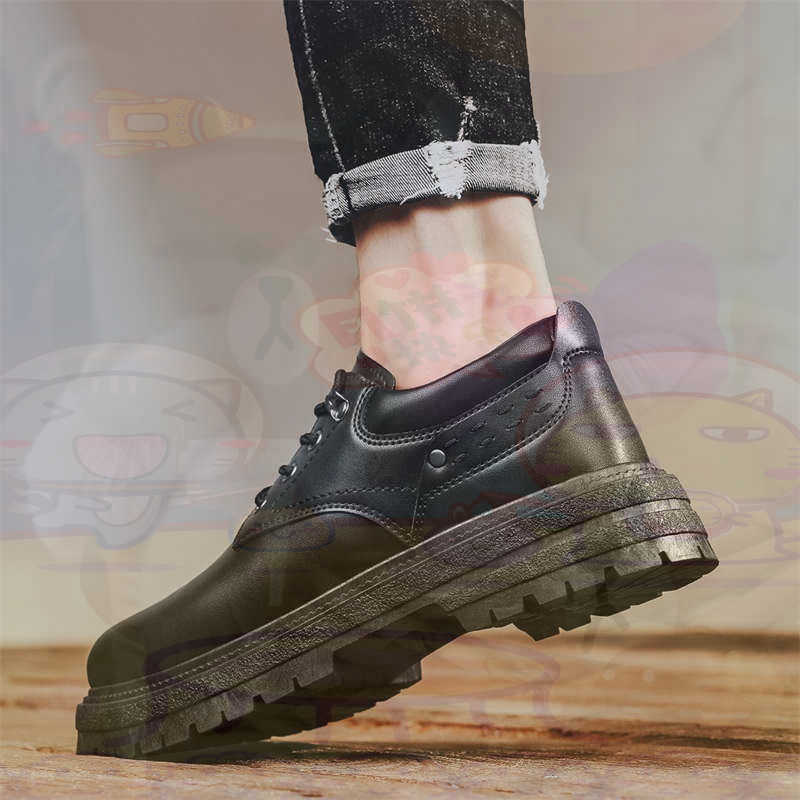 Wholesale Wedding Supply Store - Donker natuurlijk leer Mode-sneakers Tennis Herensneakers