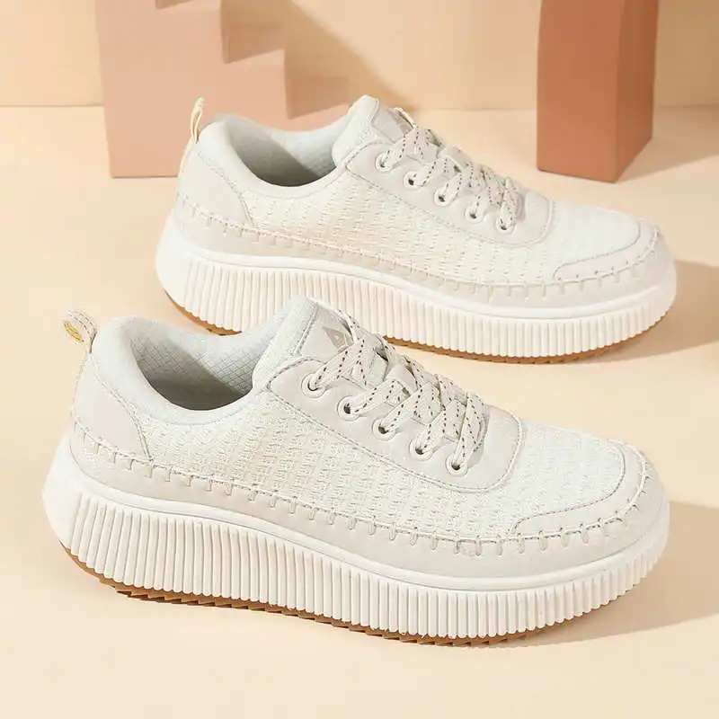 Wholesale Wedding Supply Store - Bruine schoenen Dames Flats Herfstlaarzen Sneakers
