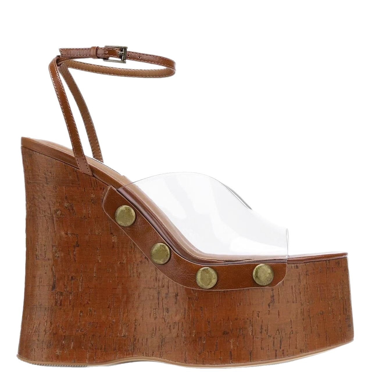 Wedding Super - 2026 Zomer Sandalen met Plateauzool, Bloemkant,