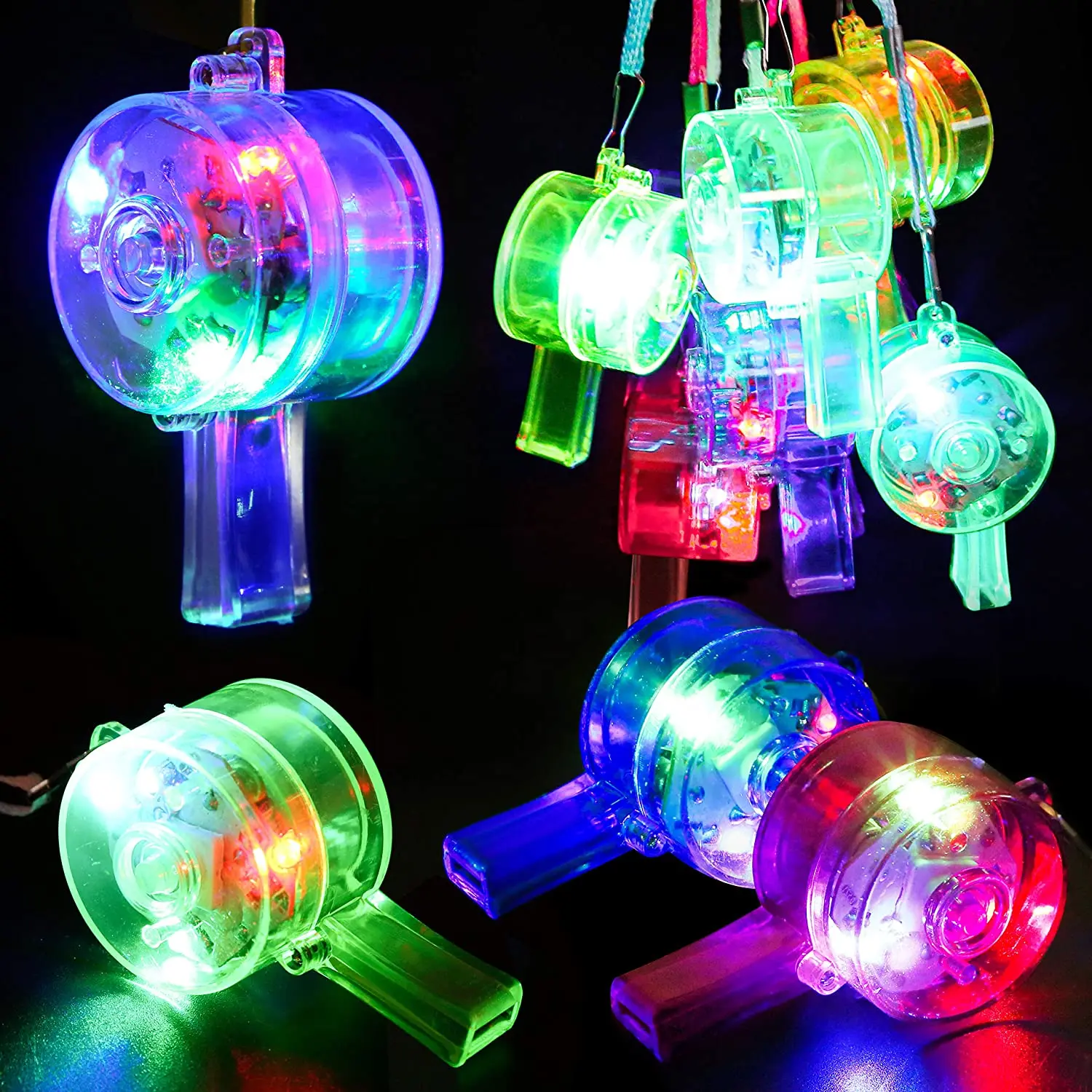 Wedding Supply Bulk - LED Lichtgevende Fluitjes Glow Whistles Bulk