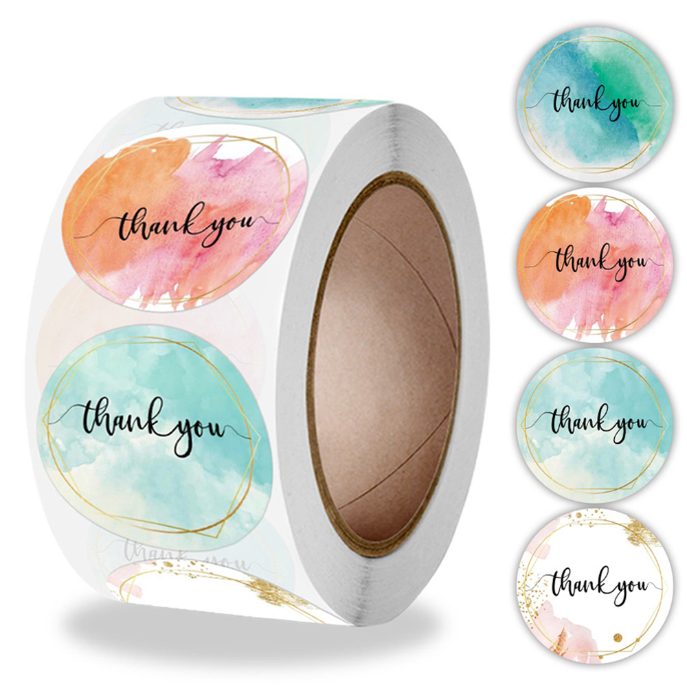 Wedding Supply Business - 100-500 stuks dank u stickers schattige