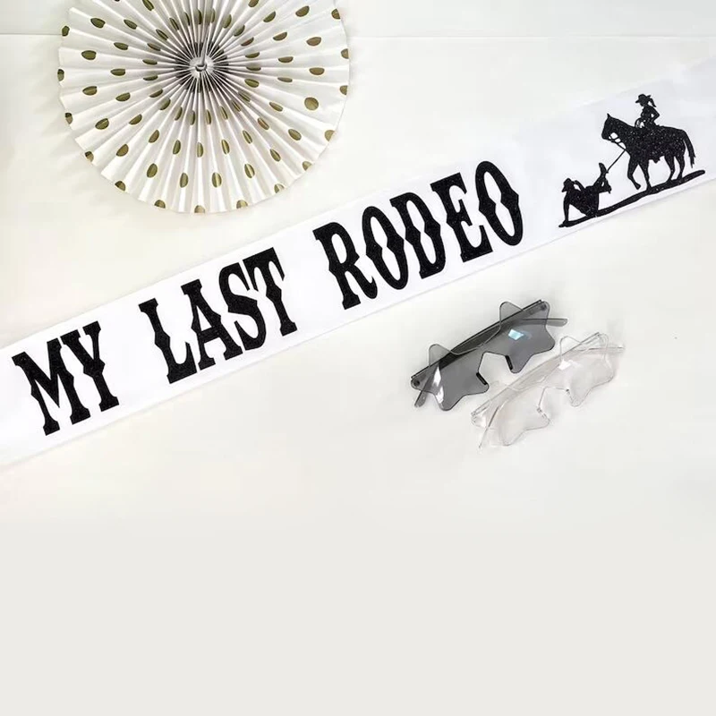 Bride Tribe Sash - Mijn Laatste Rodeo Sash Western Cowgirl