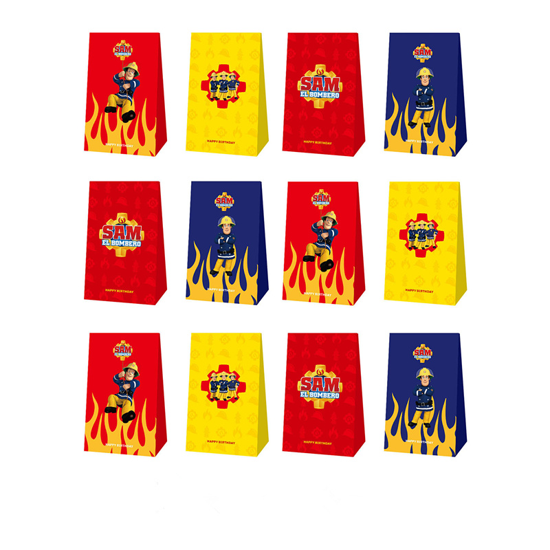 Wedding Event Supply - 12 stks Brandweerman Sam Snoep Zakken