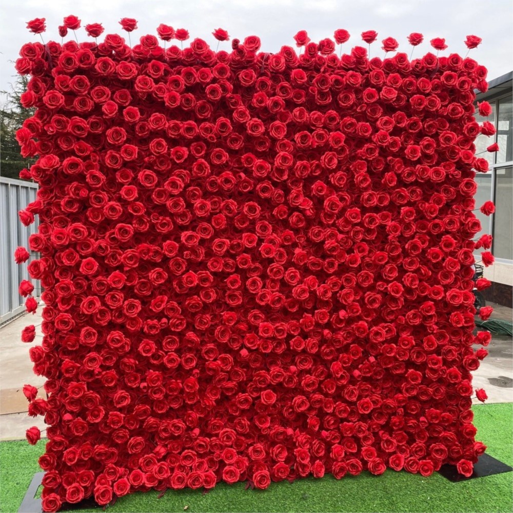Uflower Red Rose 5D Doek Bloem - Wedding Backdrop Curtain recensie en prijs