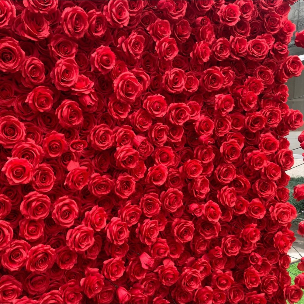 Uflower Red Rose 5D Doek Bloem - Wedding Backdrop Curtain recensie en prijs