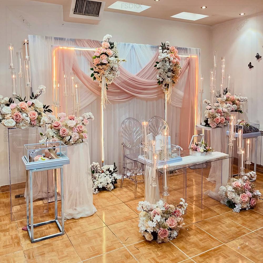 Groothandel luxe op maat gemaa - Wedding Backdrop Curtain recensie en prijs