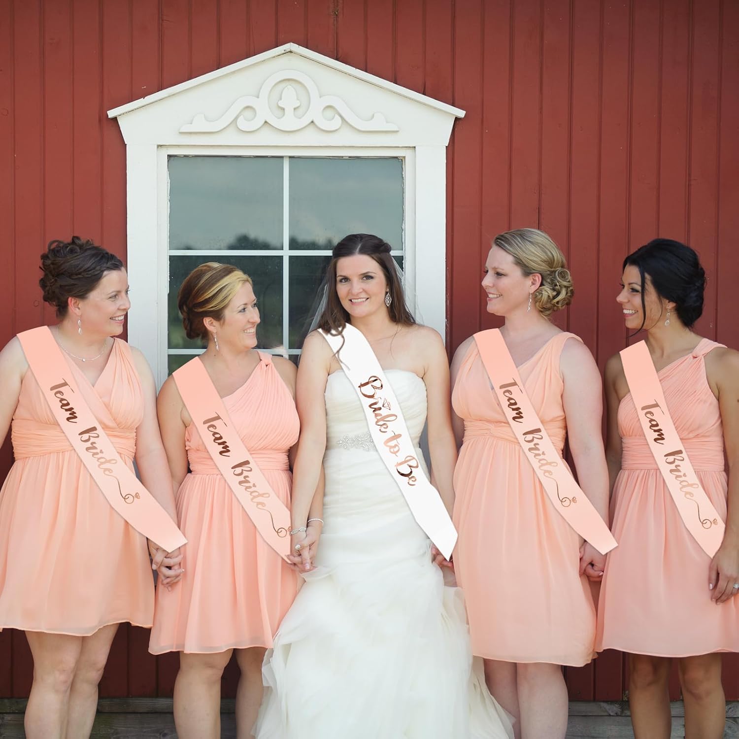 25 stuks/set roze gouden sash  - Bride Tribe Sash recensie en prijs