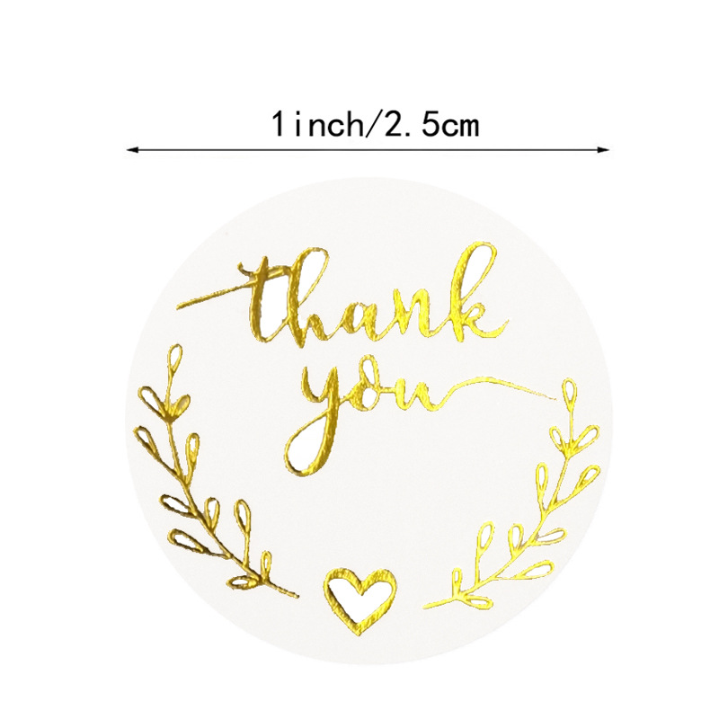 100-500 stuks goud dank u stic - Wedding Supply Business recensie en prijs