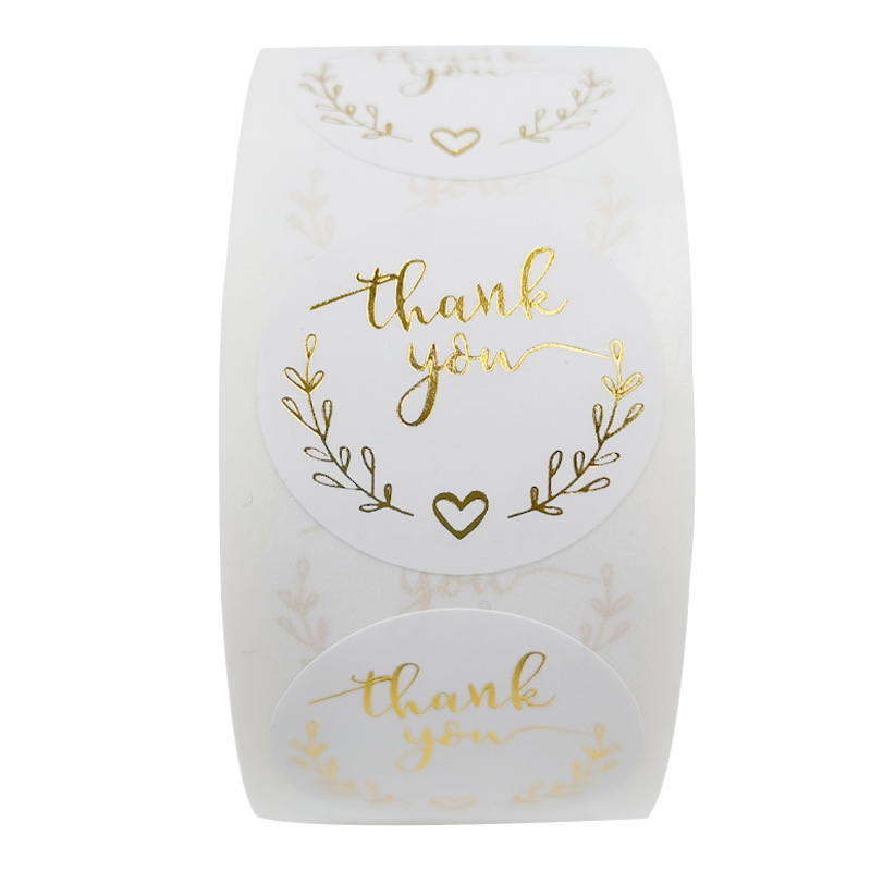 100-500 stuks goud dank u stic - Wedding Supply Business recensie en prijs