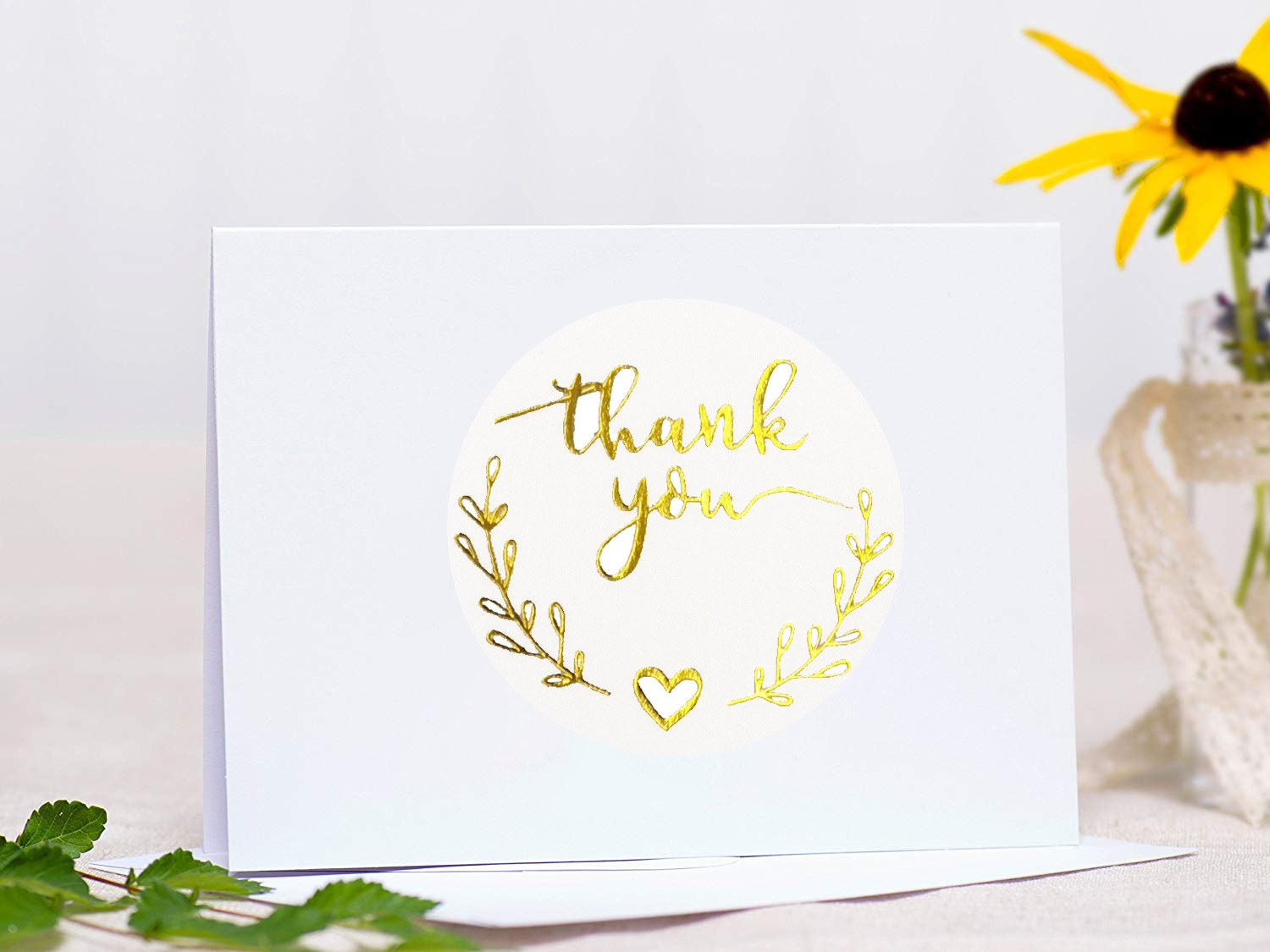 100-500 stuks goud dank u stic - Wedding Supply Business recensie en prijs