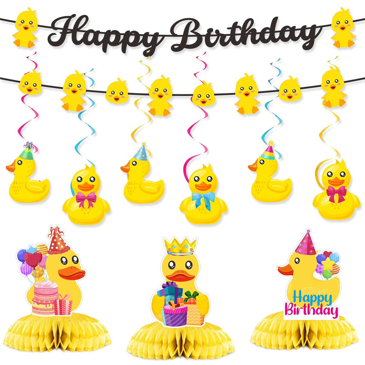 Leuke Swim Duck Thema Happy Bi - Confetti Balloon Set recensie en prijs