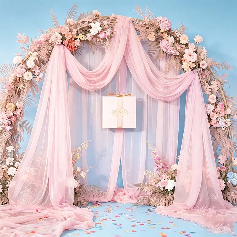Zachte Mist Lichtroze Tulle St - Wedding Balloon Arch recensie en prijs