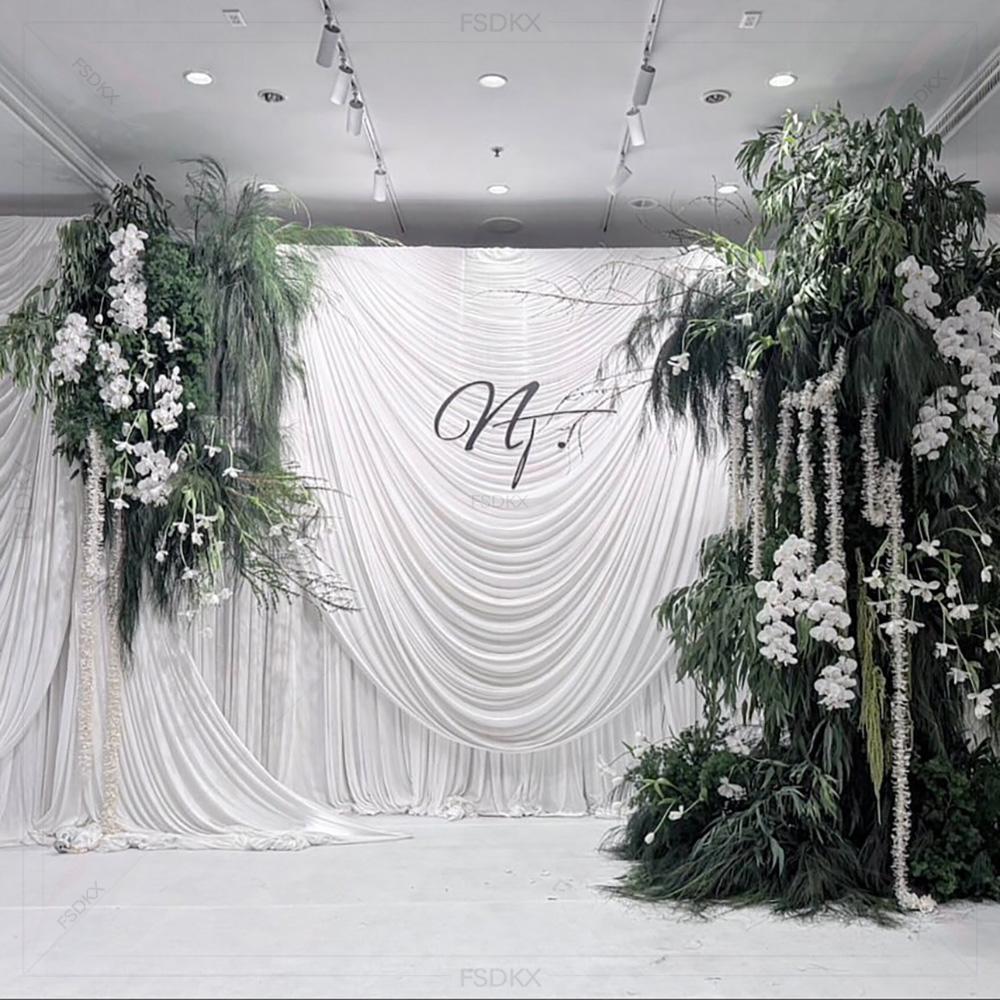FSDKX Goedkope Witte Ijs Zijde - Wedding Backdrop Curtain recensie en prijs