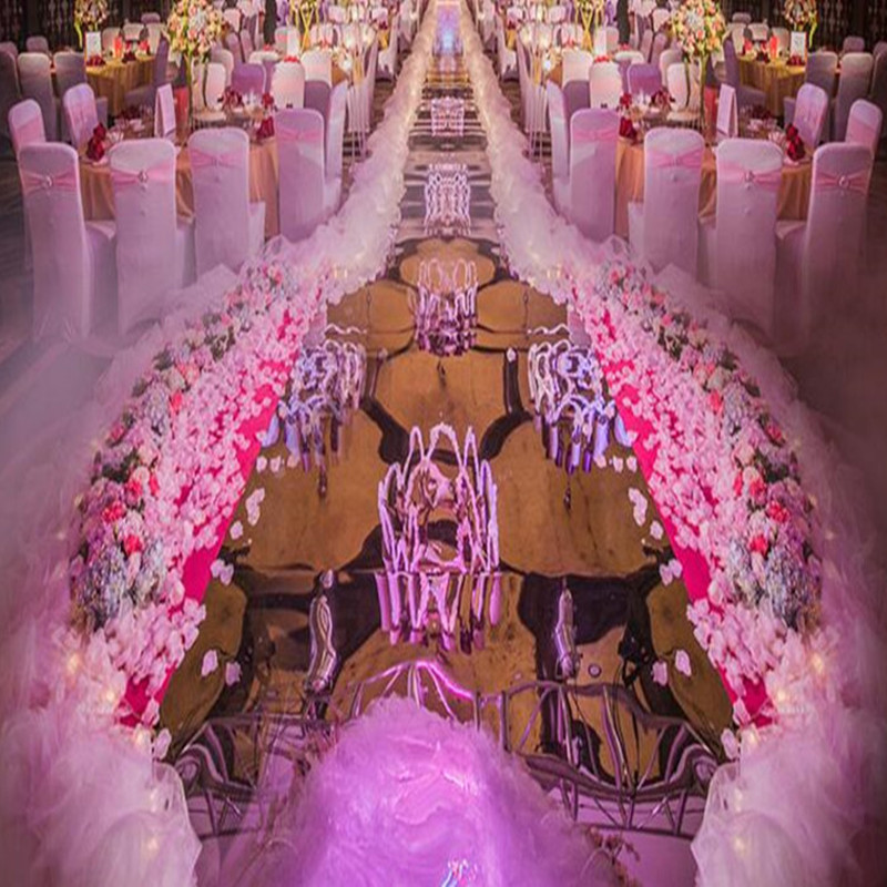 Elegante witte bruiloftdecorat - Aisle Runner White recensie en prijs