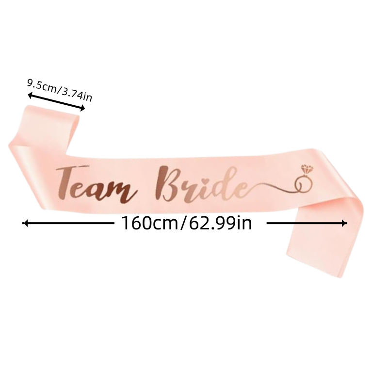 Team Bride Sash, 6 Team Bride  - Bride Tribe Sash recensie en prijs