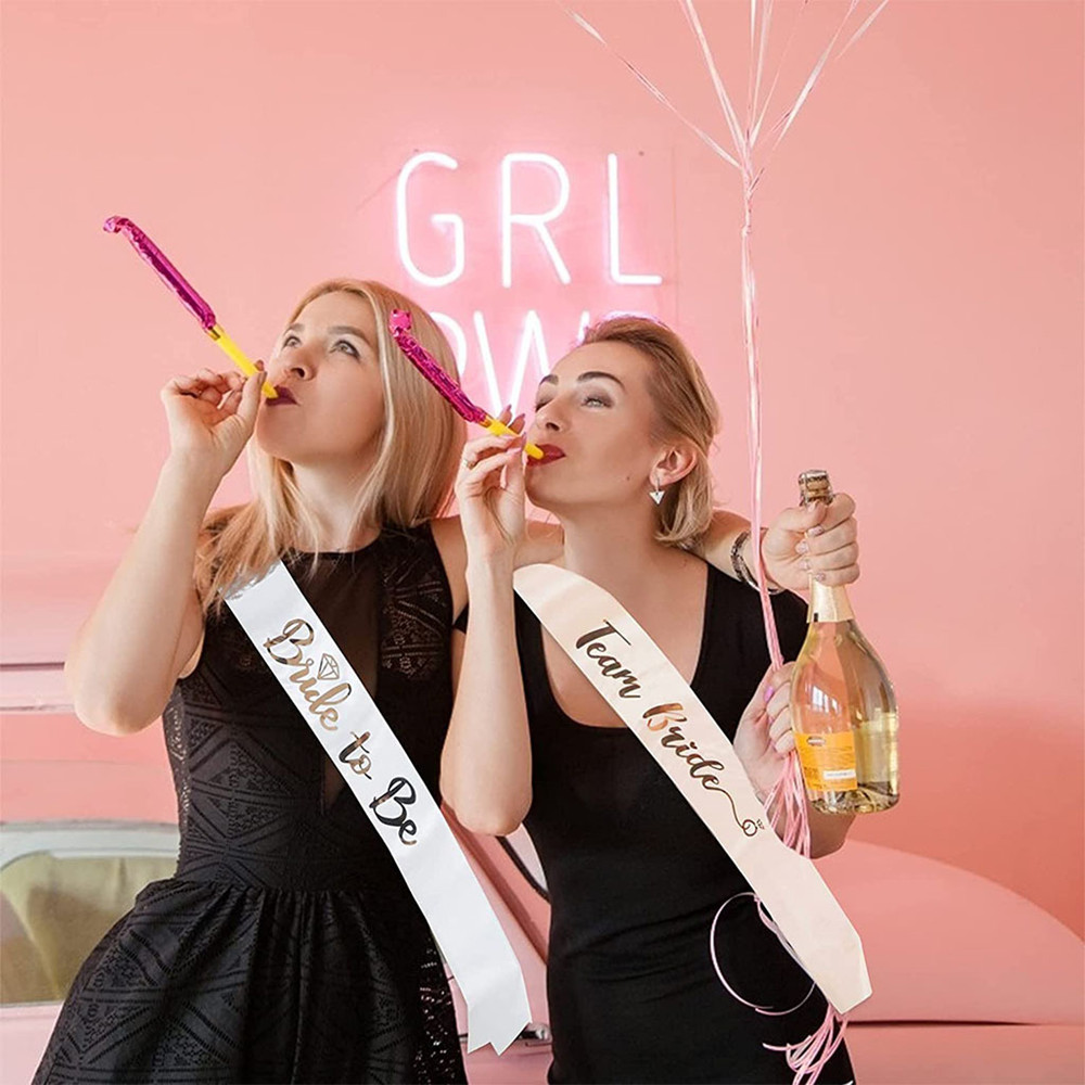 1Set Rose Gold Team Bruid Om S - Bride Tribe Sash recensie en prijs