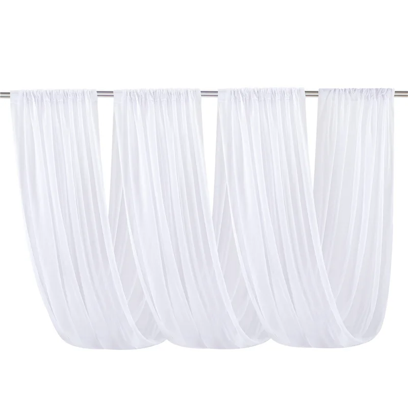 Bruiloft Boog Plafond Gedrapee - Wedding Backdrop Curtain recensie en prijs