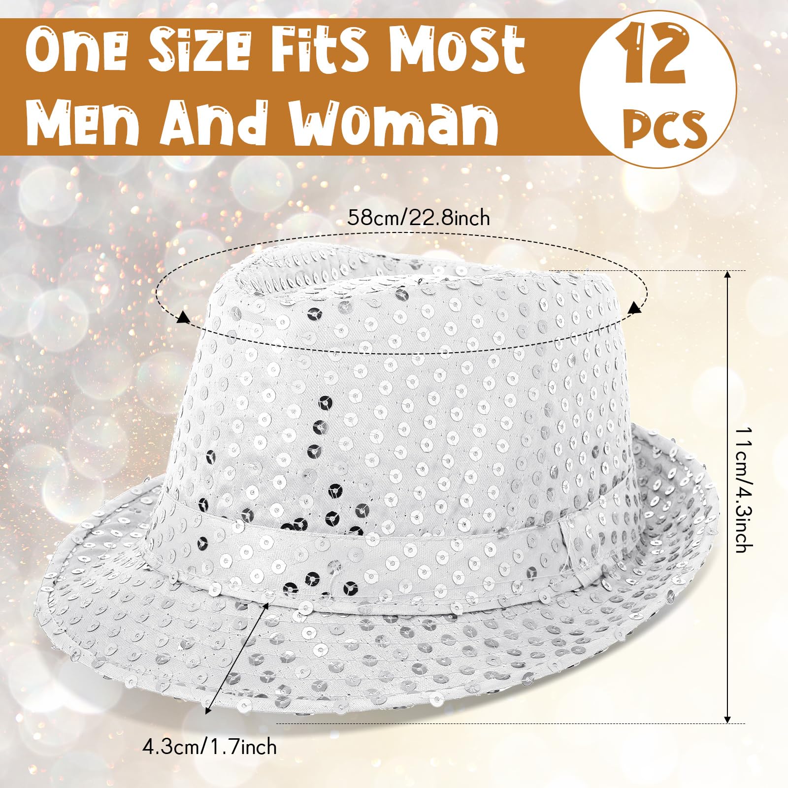 12-36 stuks paillettenhoeden b - Wedding Supply Bulk recensie en prijs