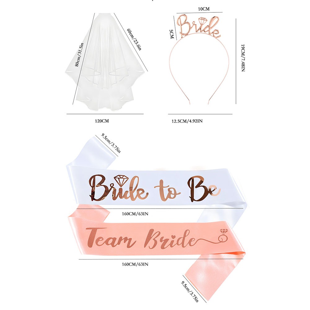 13-delige vrijgezellenfeest be - Bride Tribe Sash recensie en prijs