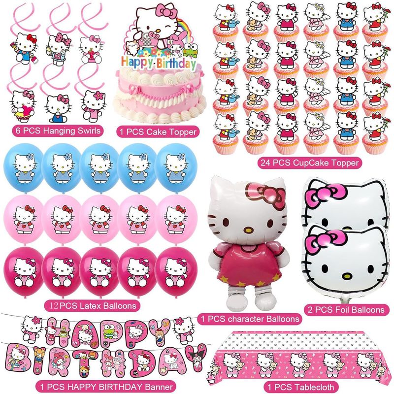 Hello Kitty Feestdecoraties: V - Confetti Balloon Set recensie en prijs