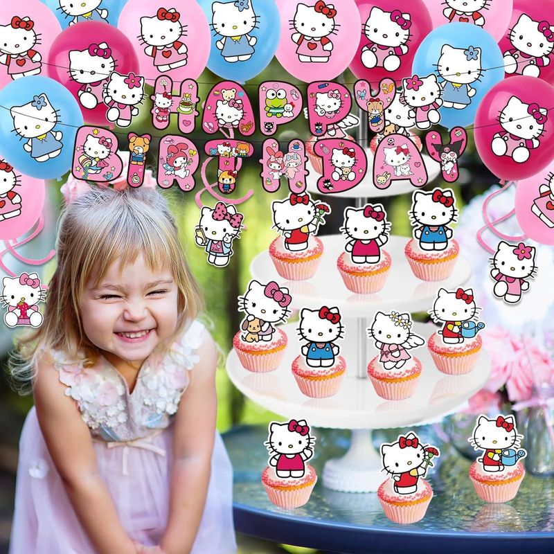 Hello Kitty Feestdecoraties: V - Confetti Balloon Set recensie en prijs