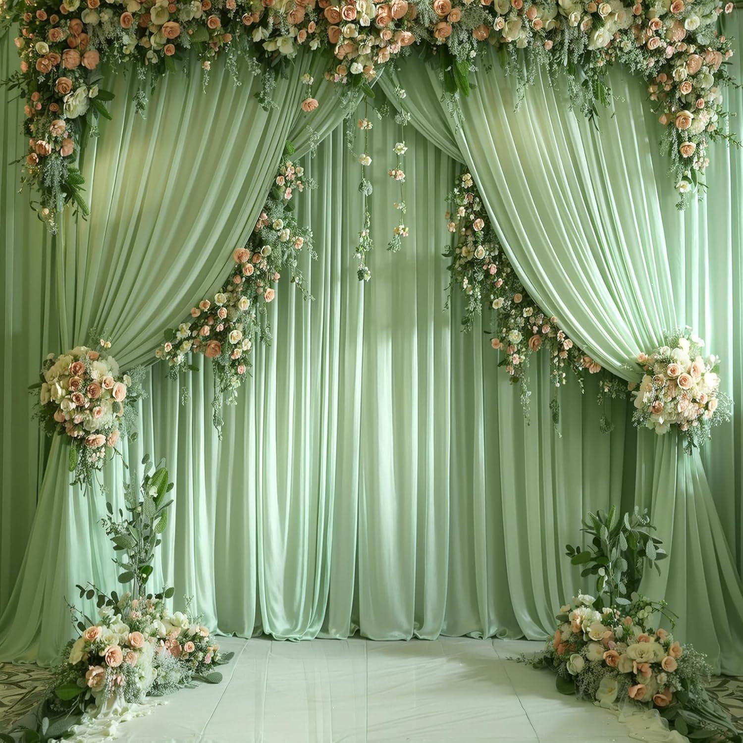 Witte achtergrondgordijnen voo - Wedding Backdrop Curtain recensie en prijs