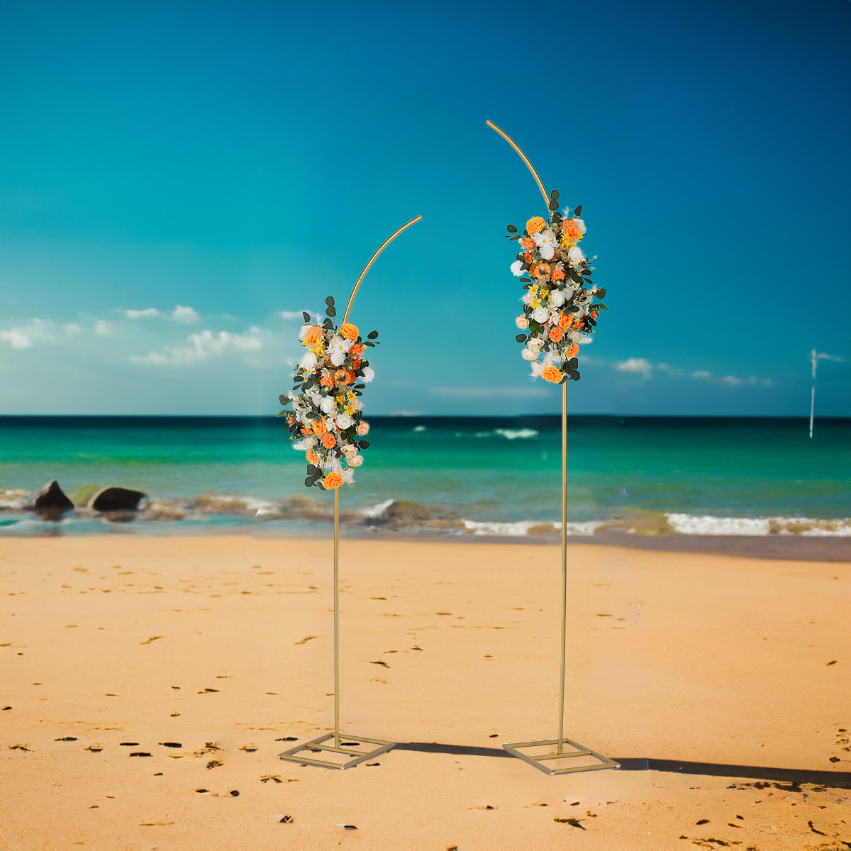 2 stuks metalen boogachtergron - Wedding Balloon Arch recensie en prijs