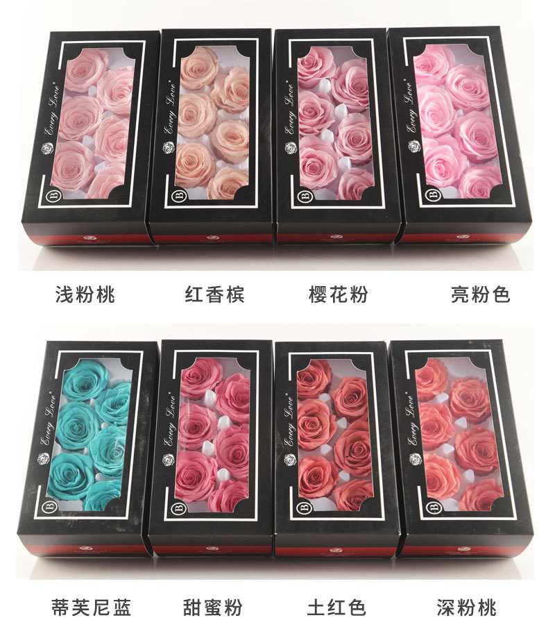 6 stuks eeuwige rozenbloemhoof - Wedding Supply Bulk recensie en prijs