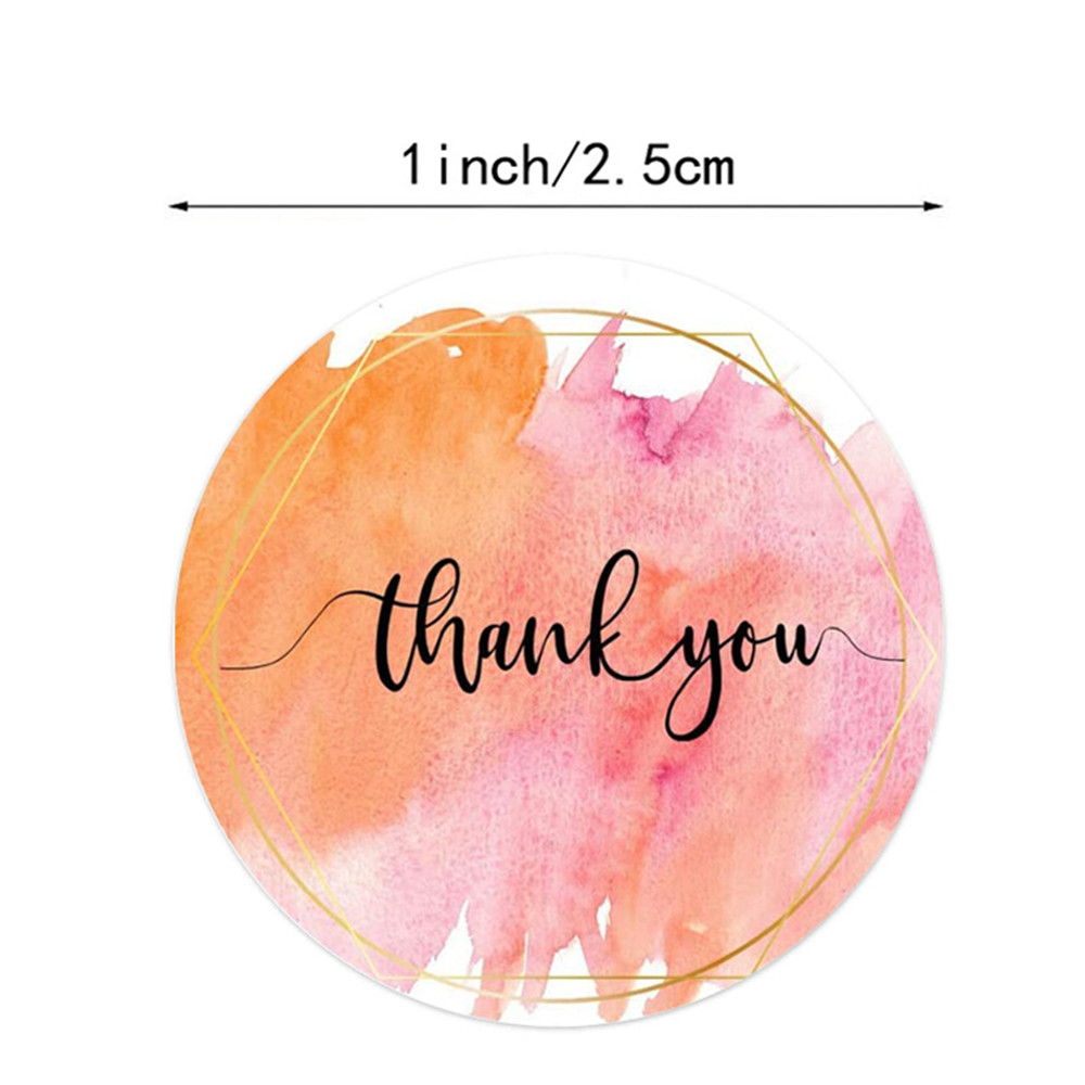 100-500 stuks dank u stickers  - Wedding Supply Business recensie en prijs