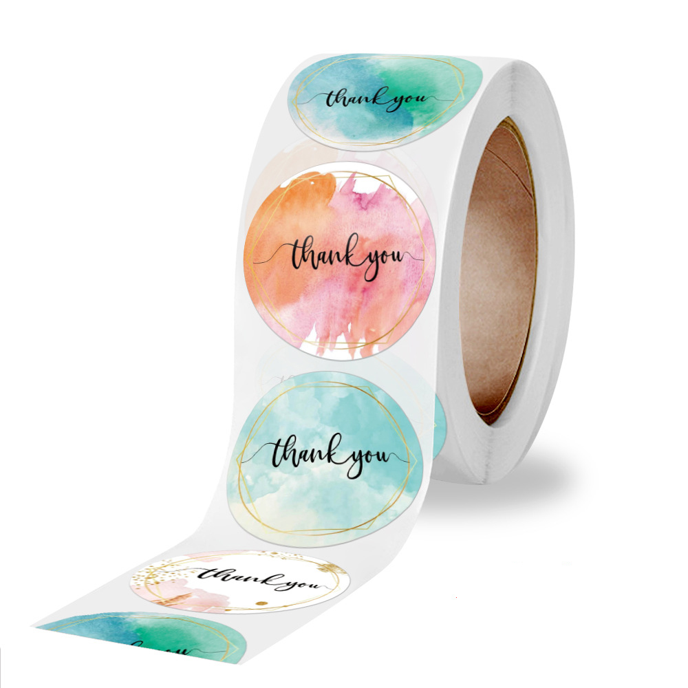 100-500 stuks dank u stickers  - Wedding Supply Business recensie en prijs