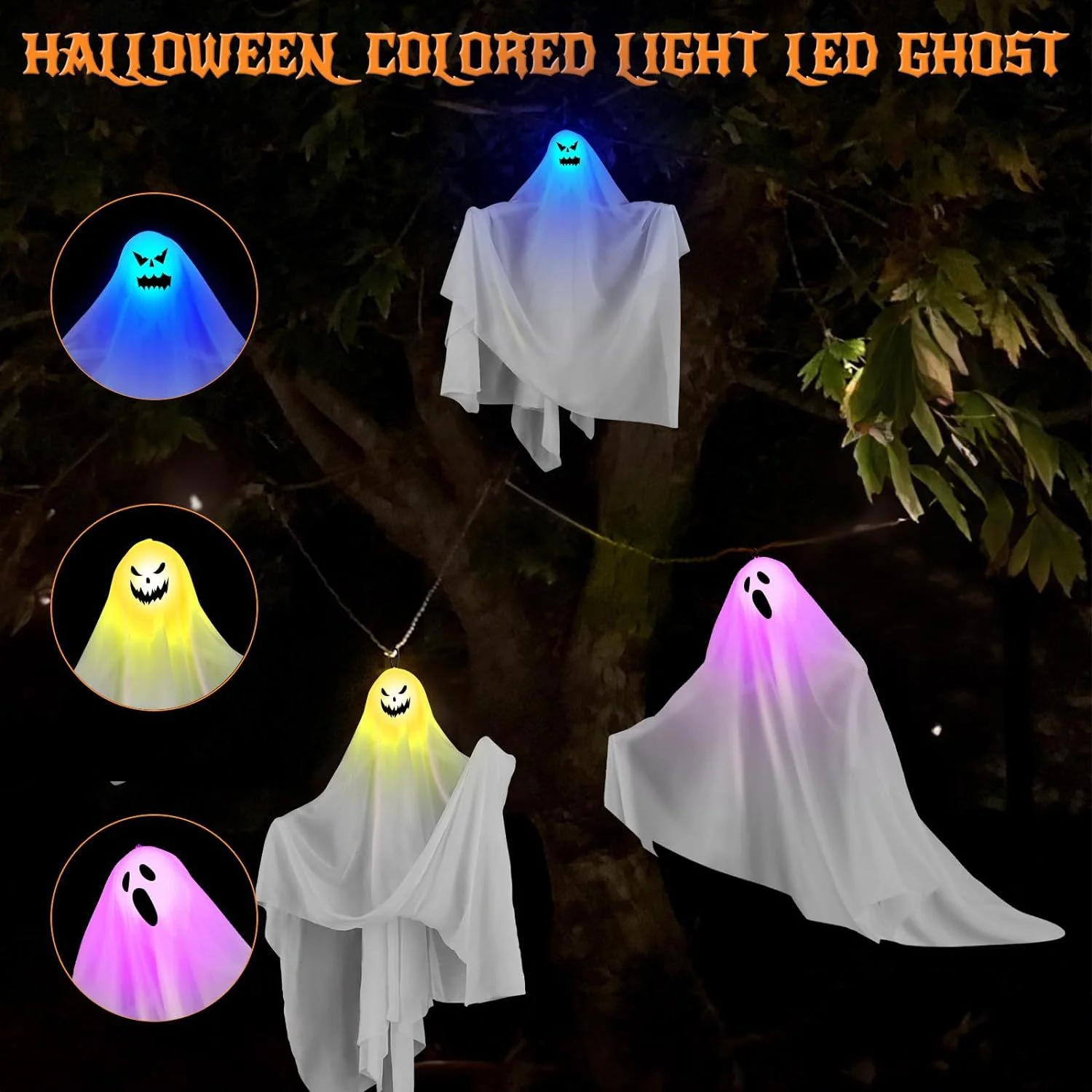 Gloeiende Halloween LED-verlic - Supply Wedding Venue recensie en prijs