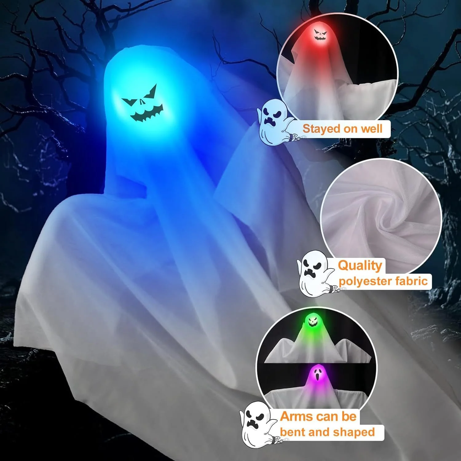 Gloeiende Halloween LED-verlic - Supply Wedding Venue recensie en prijs