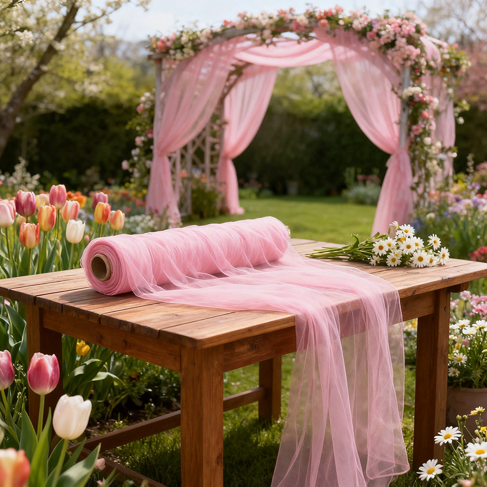 Extra lange semi-transparante  - Wedding Backdrop Curtain recensie en prijs