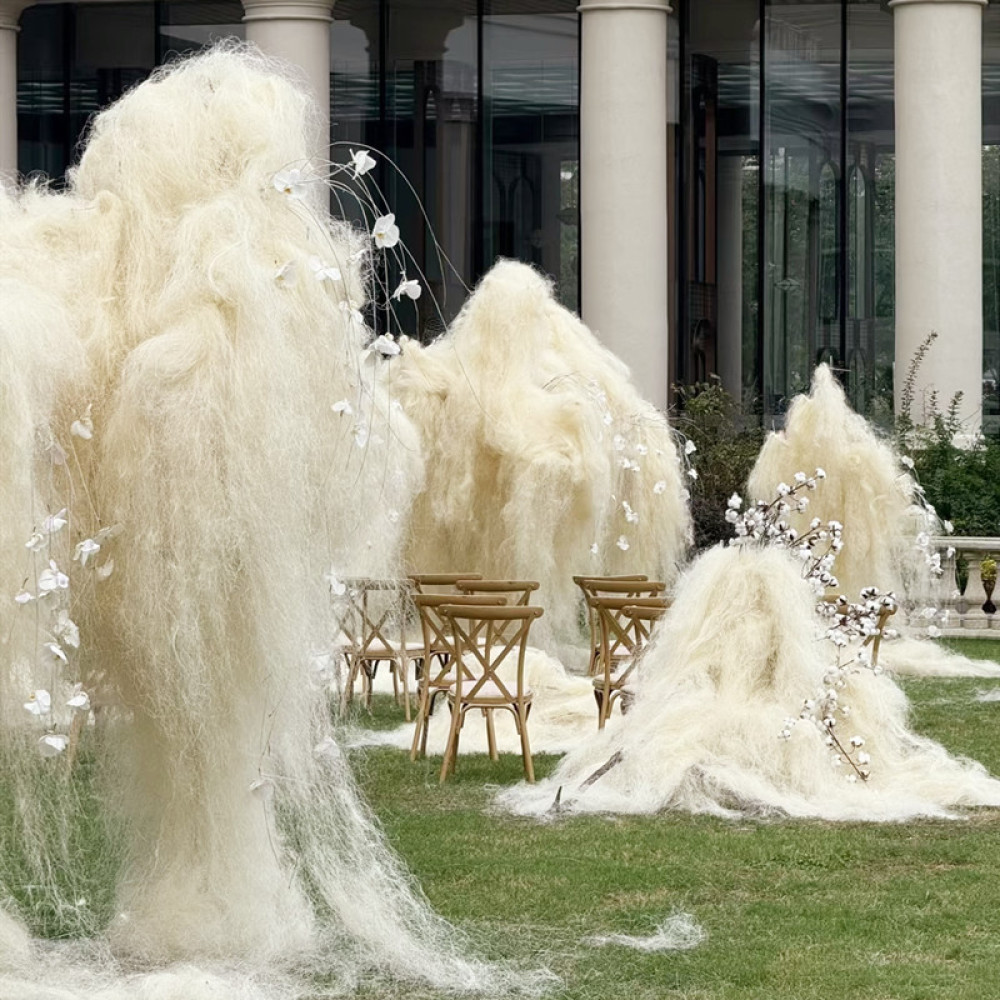 Decoratieve gekleurde hennepzi - Supply Wedding Venue recensie en prijs