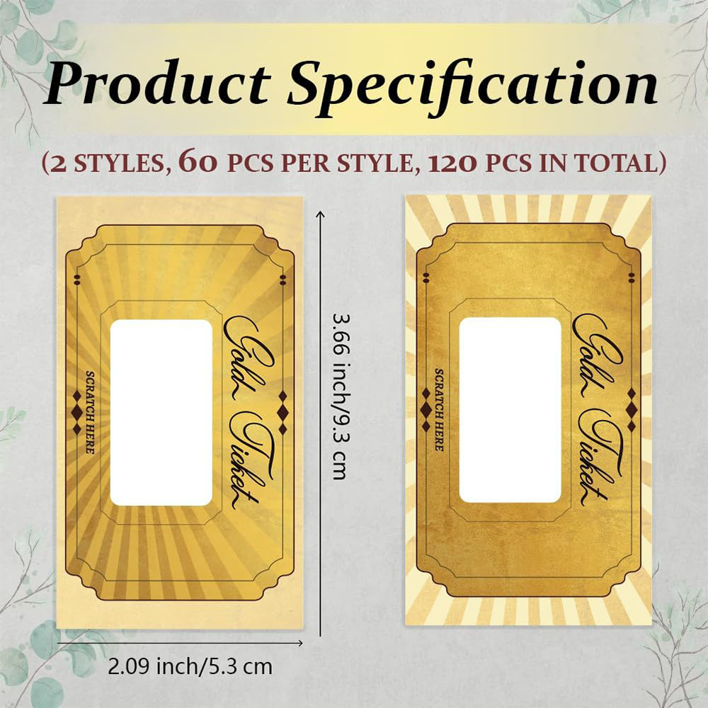 20 stuks gouden krasloten stic - Wedding Supply Business recensie en prijs